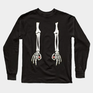 Halloween Eye Suspenders Long Sleeve T-Shirt